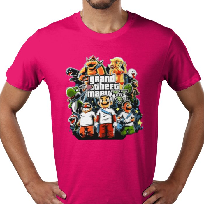 Super Mario x Grand Theft Auto - Grand Theft Mario T-shirt