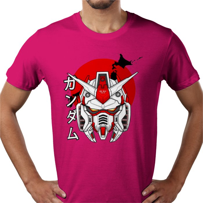 Gundam Wing - RX 78 5 Head T-Shirt