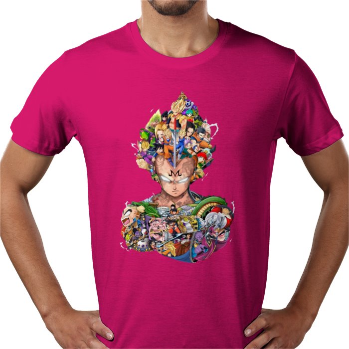 Dragon Ball Z - Vegeta Collage T-Shirt