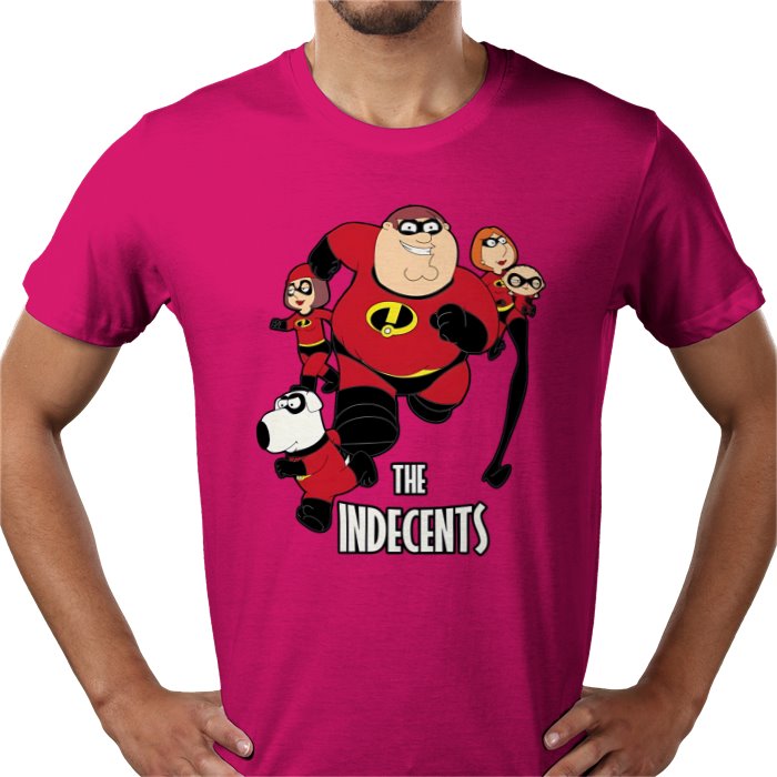 Family Guy x The Incredibles Parody - The Indecents T-Shirt