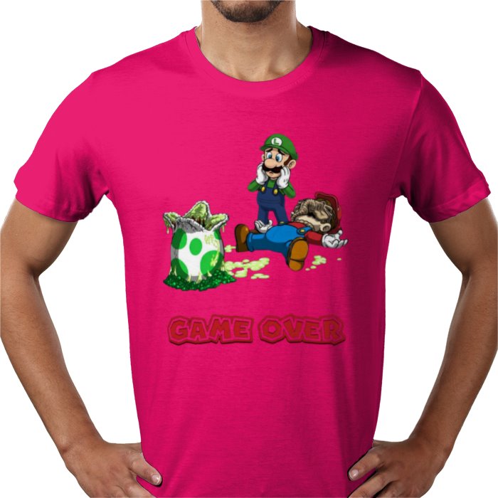 Super Mario x Aliens - Xeno Egg Game Over T-shirt