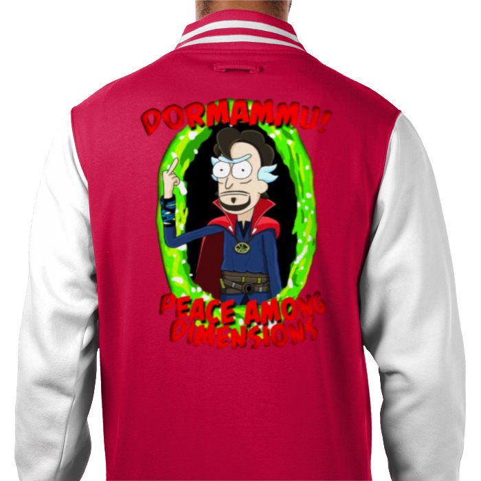 Rick & Morty & Dr Strange - Rick Strange Varsity Jacket