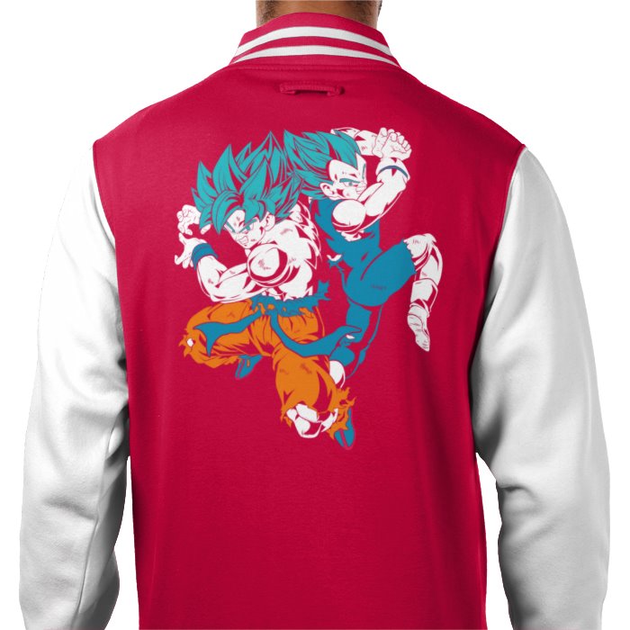 Dragon Ball Z - Saiyan Theme 4 Varsity Jacket