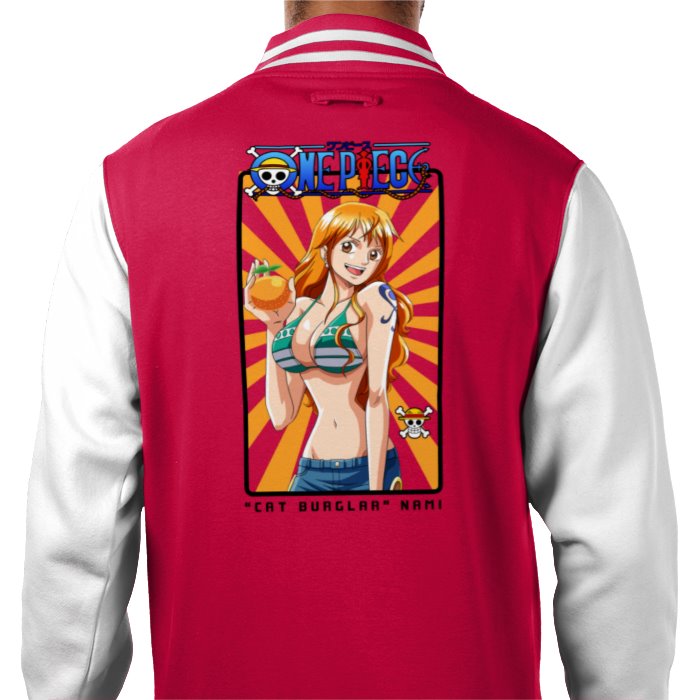 One Piece - Nami Theme 3 Varsity Jacket