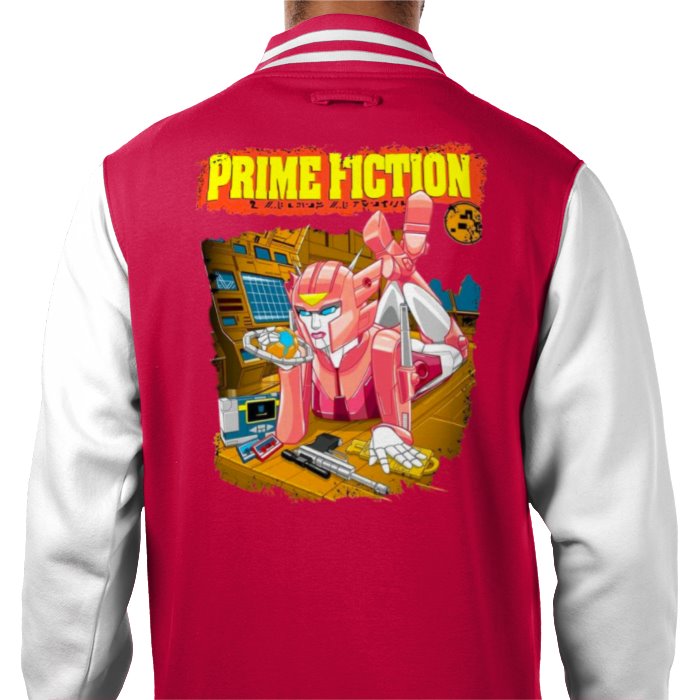 Transformers x Pulp Fiction - Prime Fiction Varsity Jacket