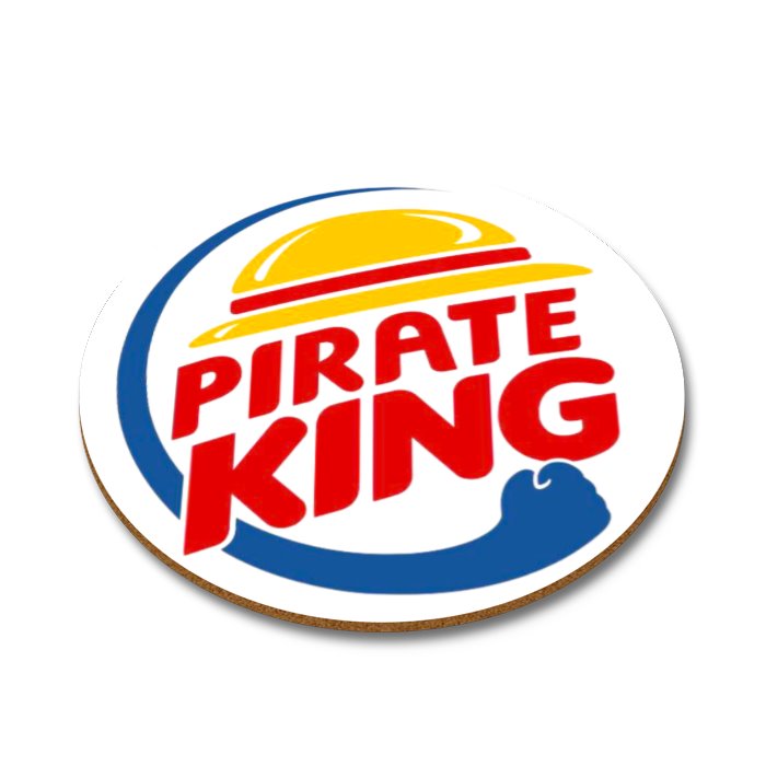 One Piece - Pirate King Round Coasters