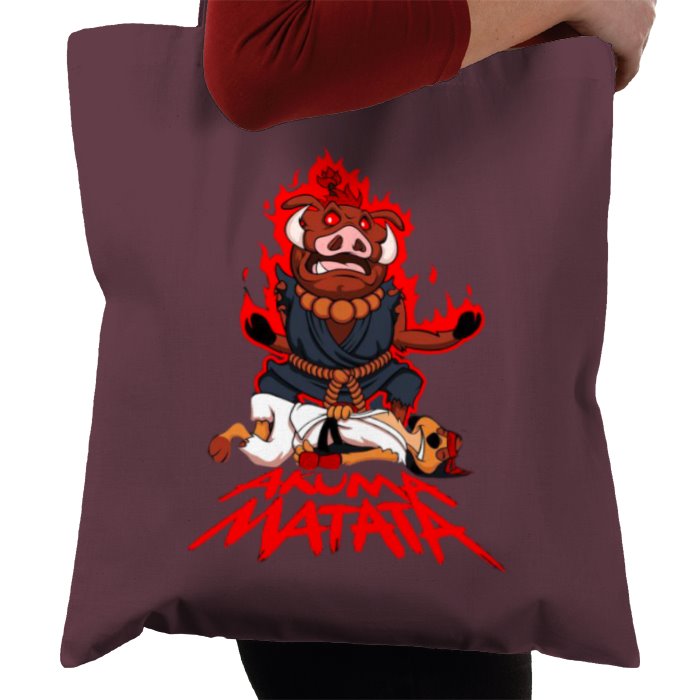 Timone & Pumba x Street Fighter - Akuma Mutata Tote Bag