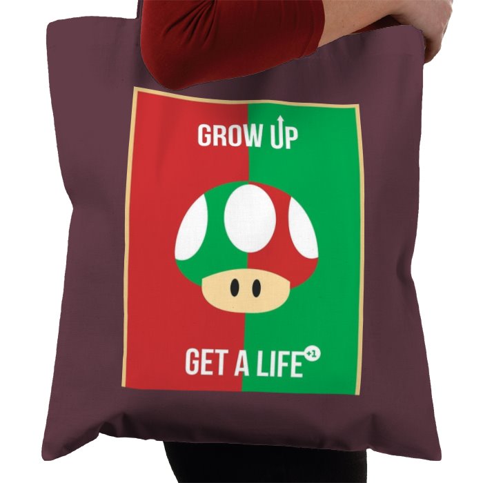 Super Mario Bro's - Get A Life Tote Bag