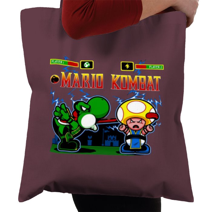 Super Mario Bro's & Mortal Kombat - Mario Kombat Tote Bag