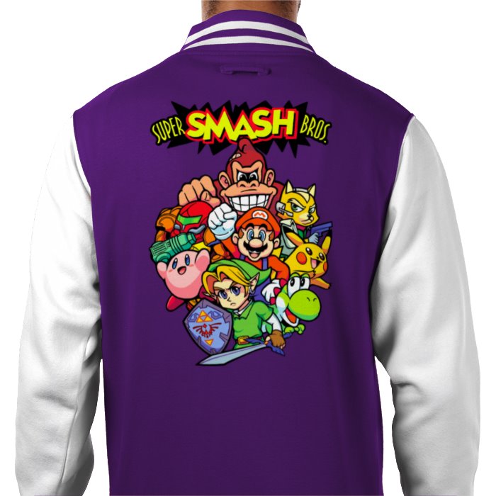 Super Smash Bro's - Theme Varsity Jacket