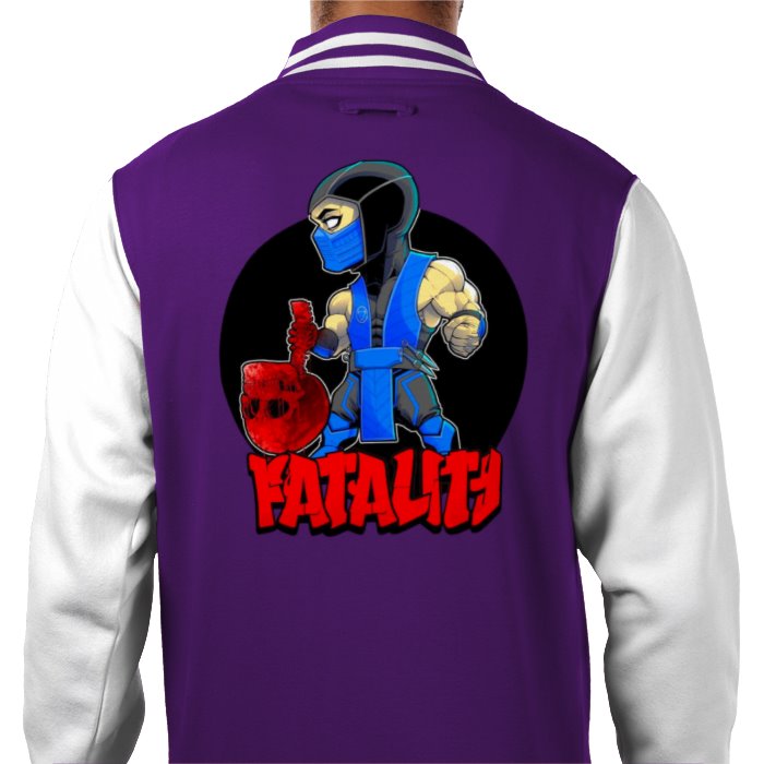 Mortal Kombat - Sub Zero Fatality Varsity Jacket