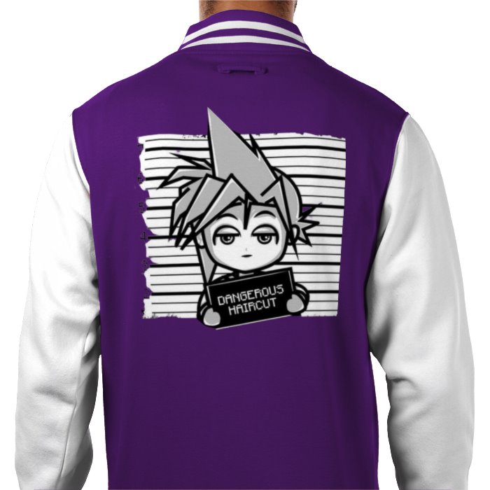 Final Fantasy 7 - Dangerous Hair Cut Varsity Jacket