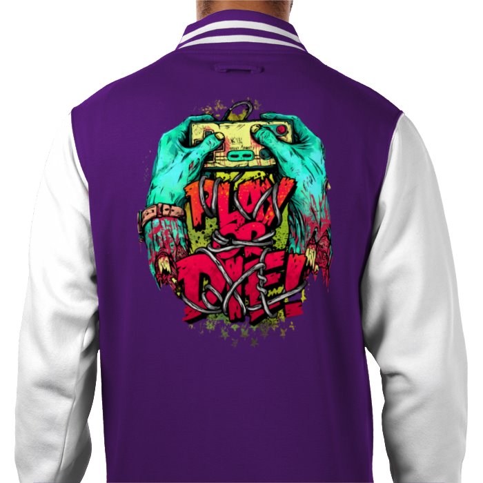 Play Or Die Varsity Jacket