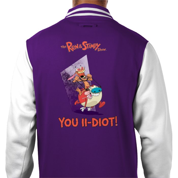 Ren & Stimpy - You II-diot Varsity Jacket