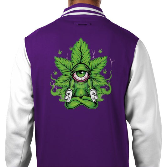 Cannabis Eye Varsity Jacket