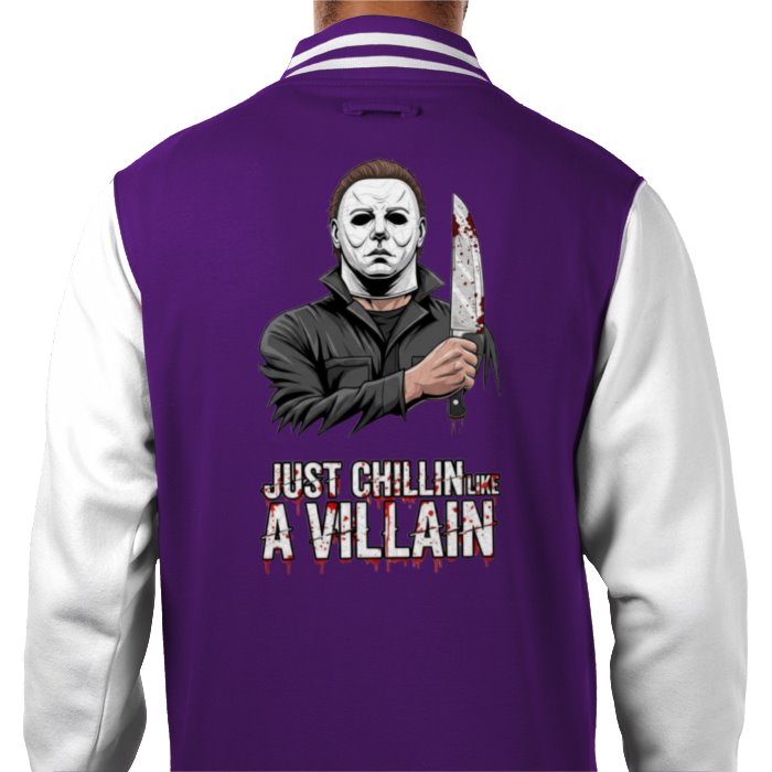 Halloween - Chilin Like A Villain Varsity Jacket