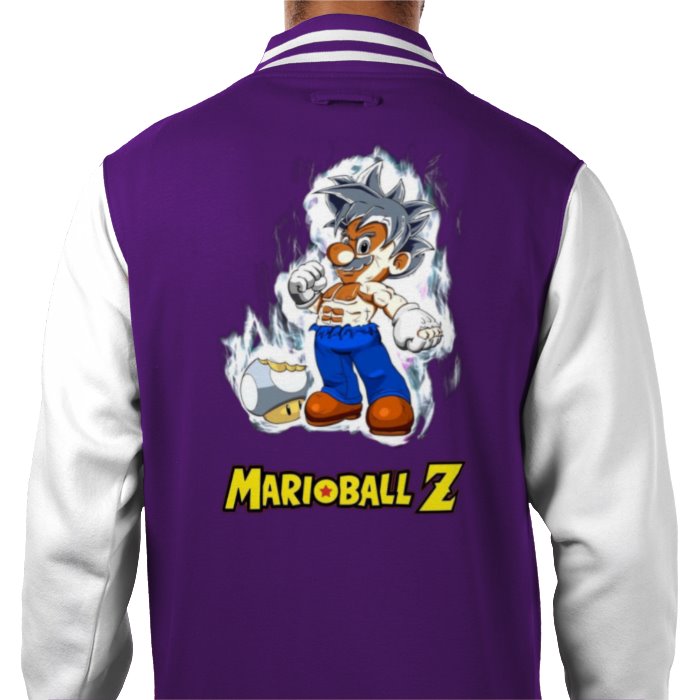 Super Mario x Dragonball Z - Ultra Instinct Varsity Jacket