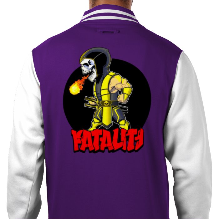 Mortal Kombat - Scorpion Fatality Varsity Jacket