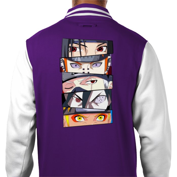 Naruto - Eyes Varsity Jacket