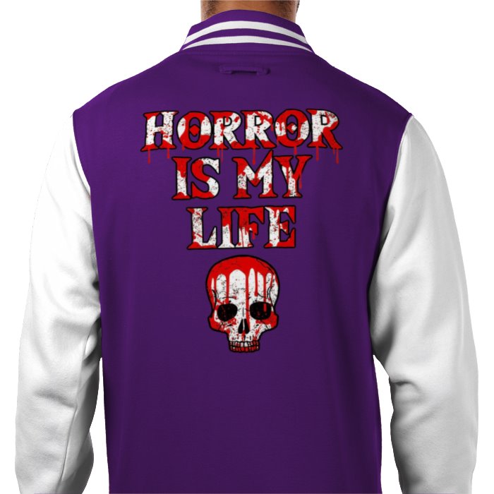 Horror Is My Life Varsity Jacket