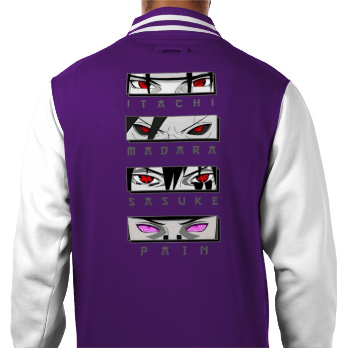 Naruto - More Eyes Varsity Jacket