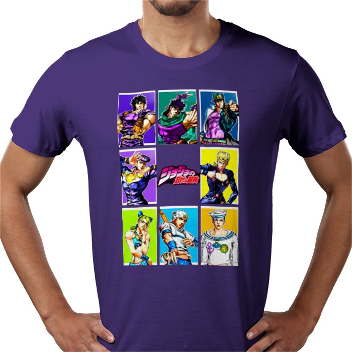 JoJo's Bizarre Adventure - Grid Collage T-Shirt