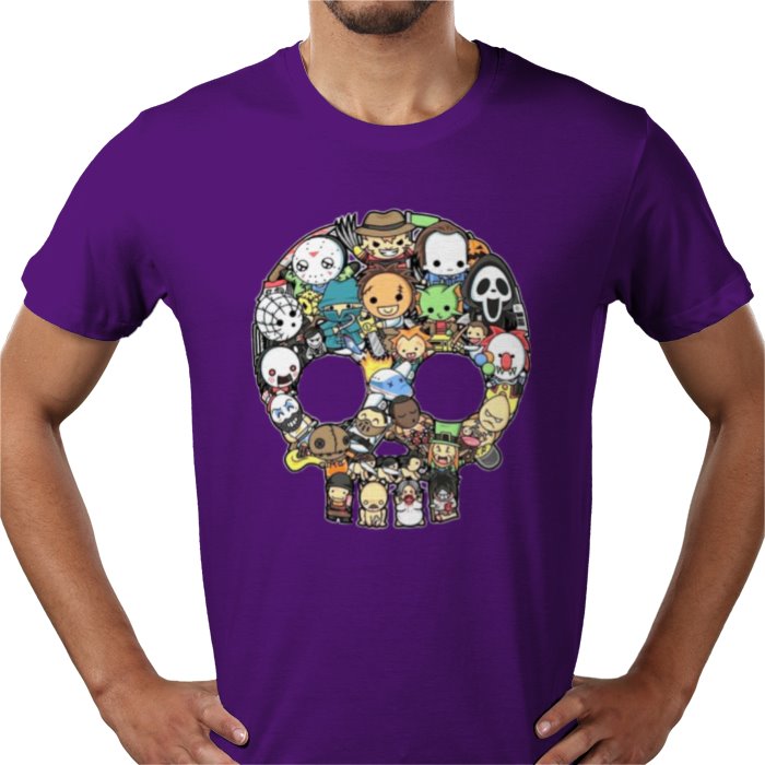 Horror Skull Montage T Shirt