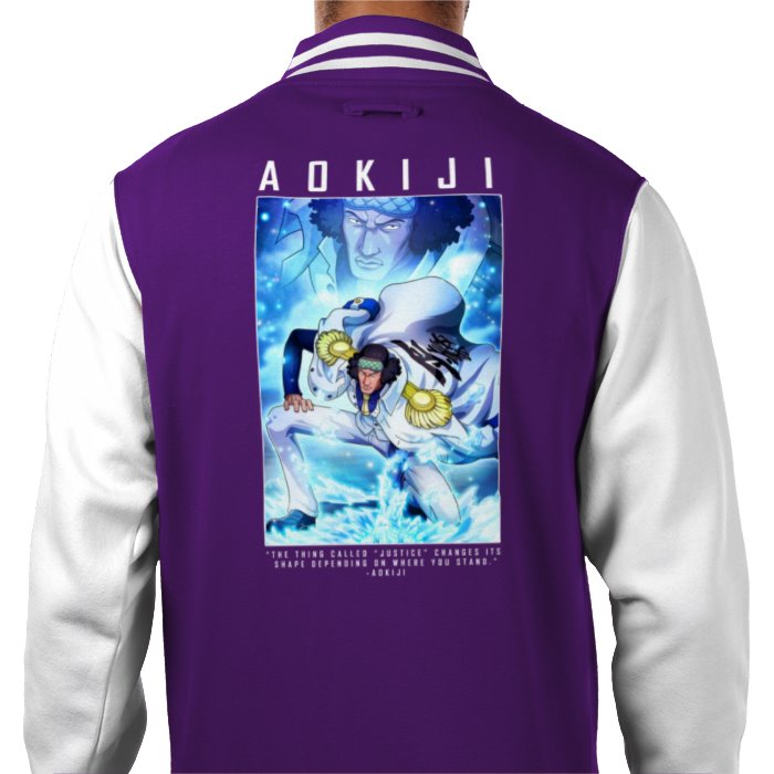 One Piece - Aokiji Theme 1 Varsity Jacket