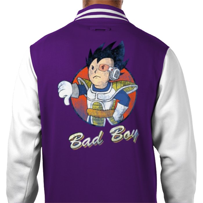 Dragon Ball Z & Fallout - Vegeta Bad Boy Varsity Jacket