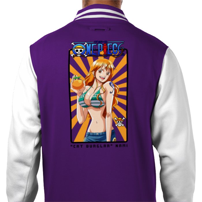 One Piece - Nami Theme 3 Varsity Jacket