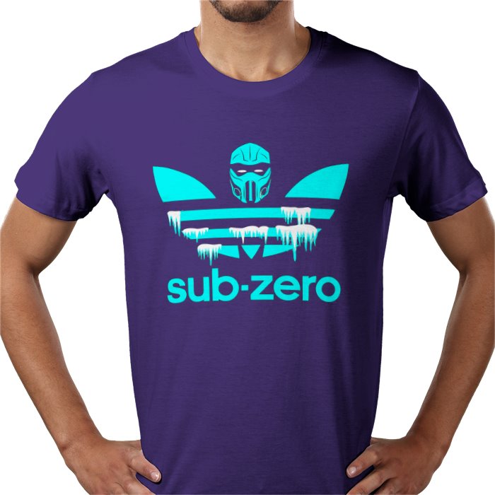 Mortal Kombat x Adidas — Sub-Zero Theme T-Shirt