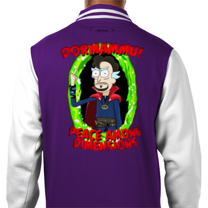 Rick & Morty & Dr Strange - Rick Strange Varsity Jacket