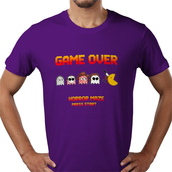 Pacman x Horror Movies - Horror Mashup T-shirt