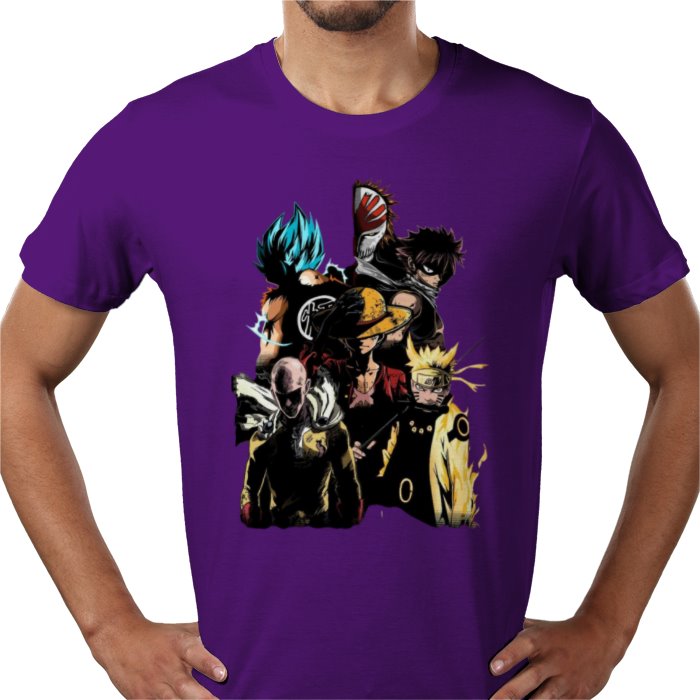 Anime - Heroes Crossover T-shirt