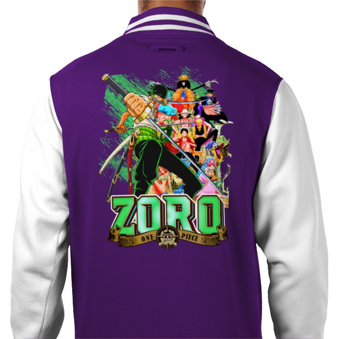 One Piece - Zorro Theme 3 Varsity Jacket