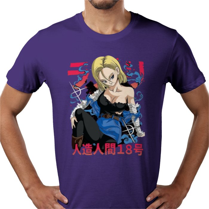 Dragon Ball Z Raunchy Android 18 T-Shirt | Android 18 DBZ Anime Tee