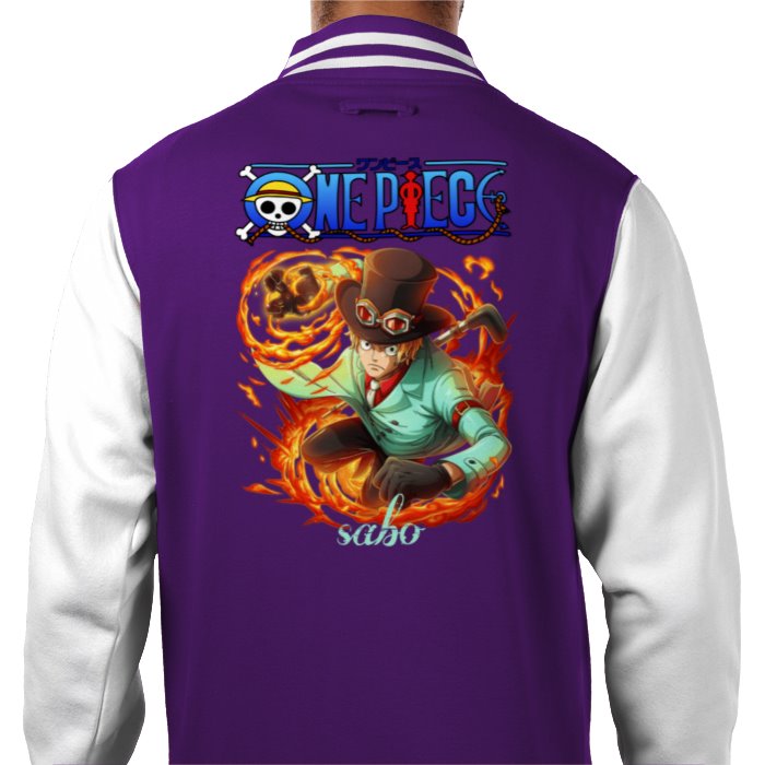 One Piece - Sabo Portrait Varsity Jacket