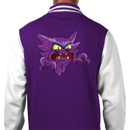 Rick & Morty & Pokémon - Haunter Varsity Jacket