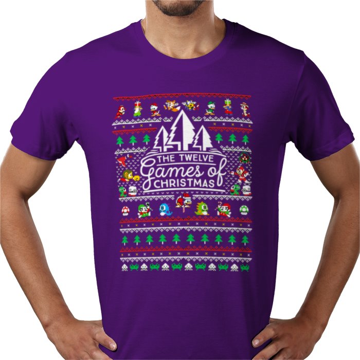Ugly Jumper Style - 12 Games Of Christmas T Shirt