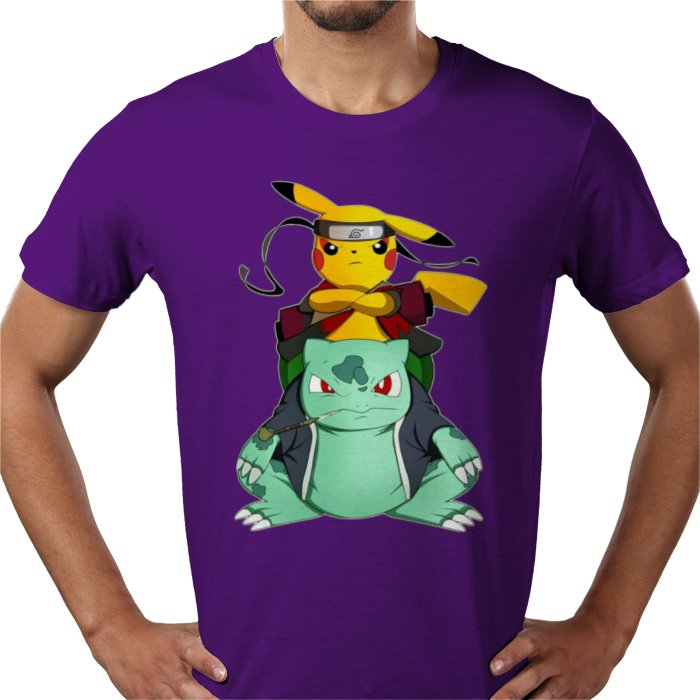 Pokémon & Naruto - Poke Ninjas T-shirt