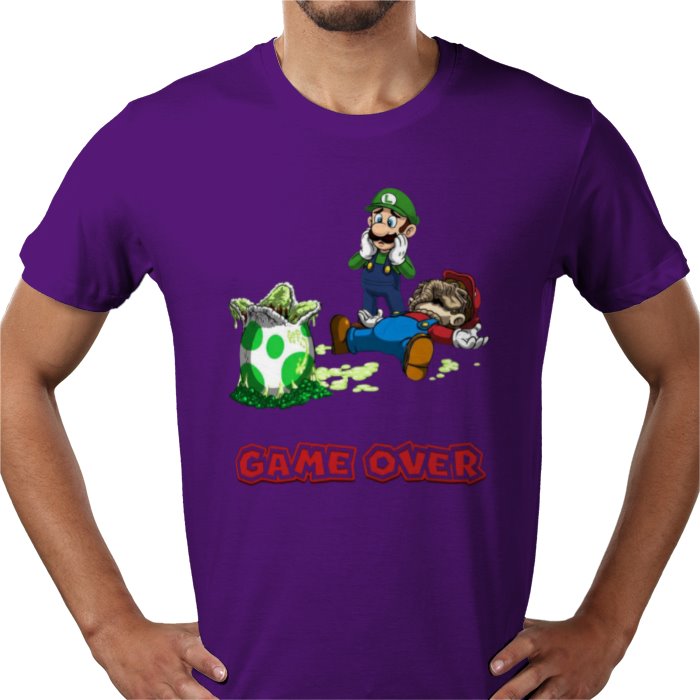 Super Mario x Aliens - Xeno Egg Game Over T-shirt