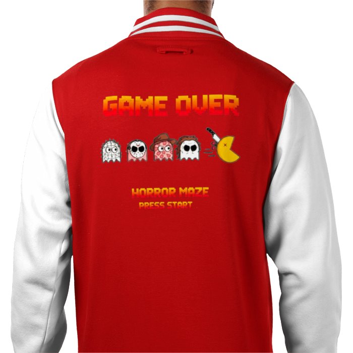 Pac-Man - Horror Maze Varsity Jacket