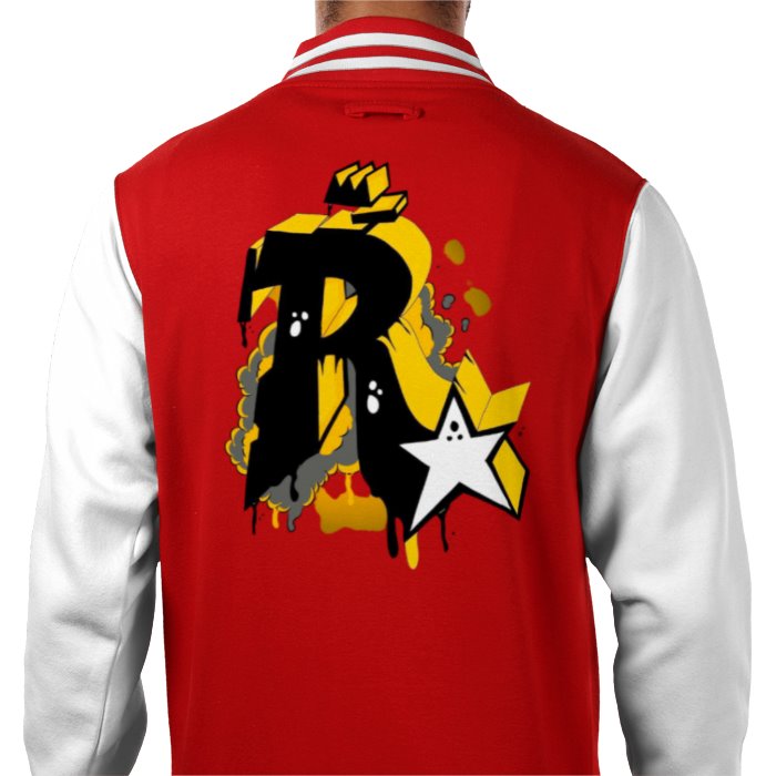 Rockstar Theme Varsity Jacket