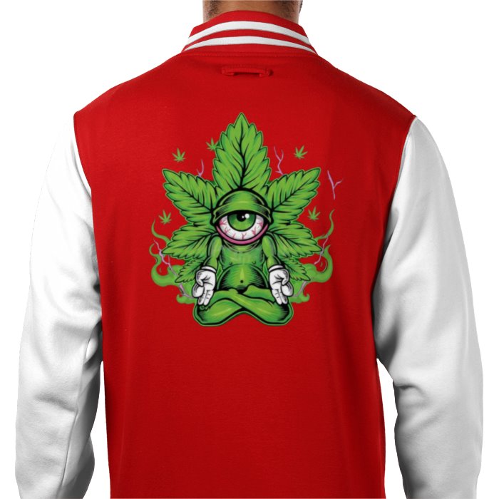 Cannabis Eye Varsity Jacket