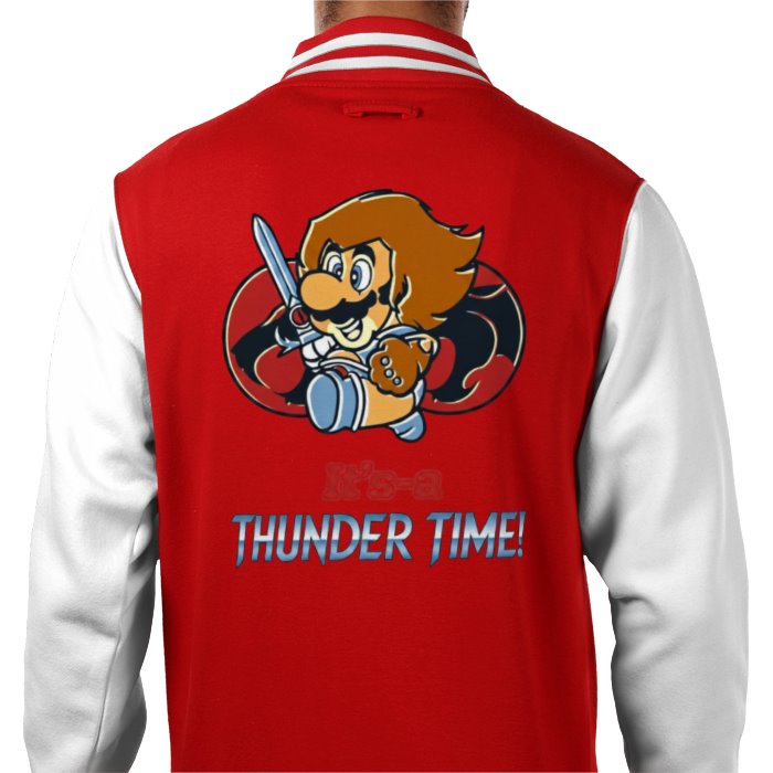 Super Mario x Thundercats - Its 'a Thunder Time Varsity Jacket