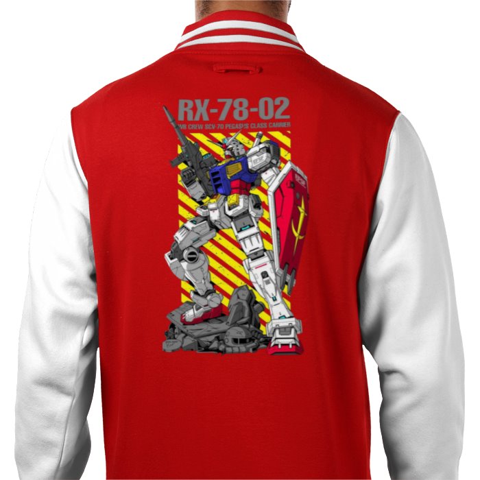 Gundam Wing - RX 78 02 Varsity Jacket