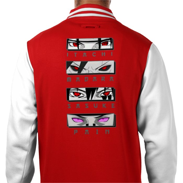 Naruto - More Eyes Varsity Jacket
