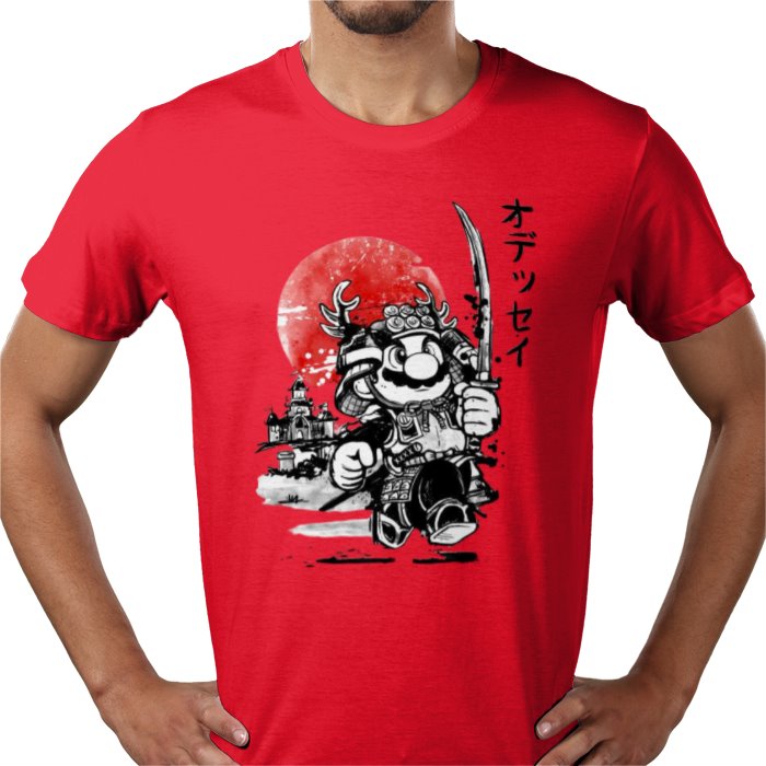 Super Mario Bro's - Samurai Mario T-shirt