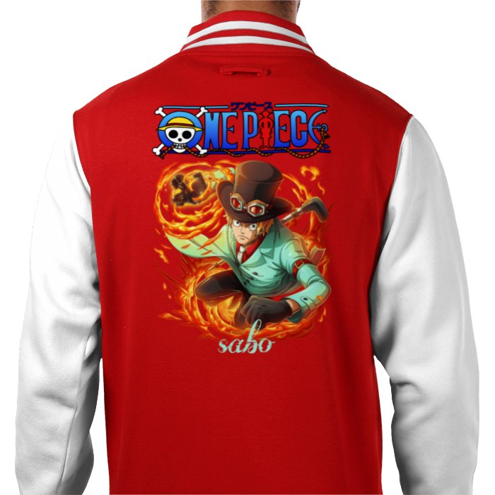 One Piece - Sabo Portrait Varsity Jacket