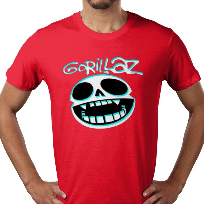 Gorillaz - Skull Cover T-Shirt